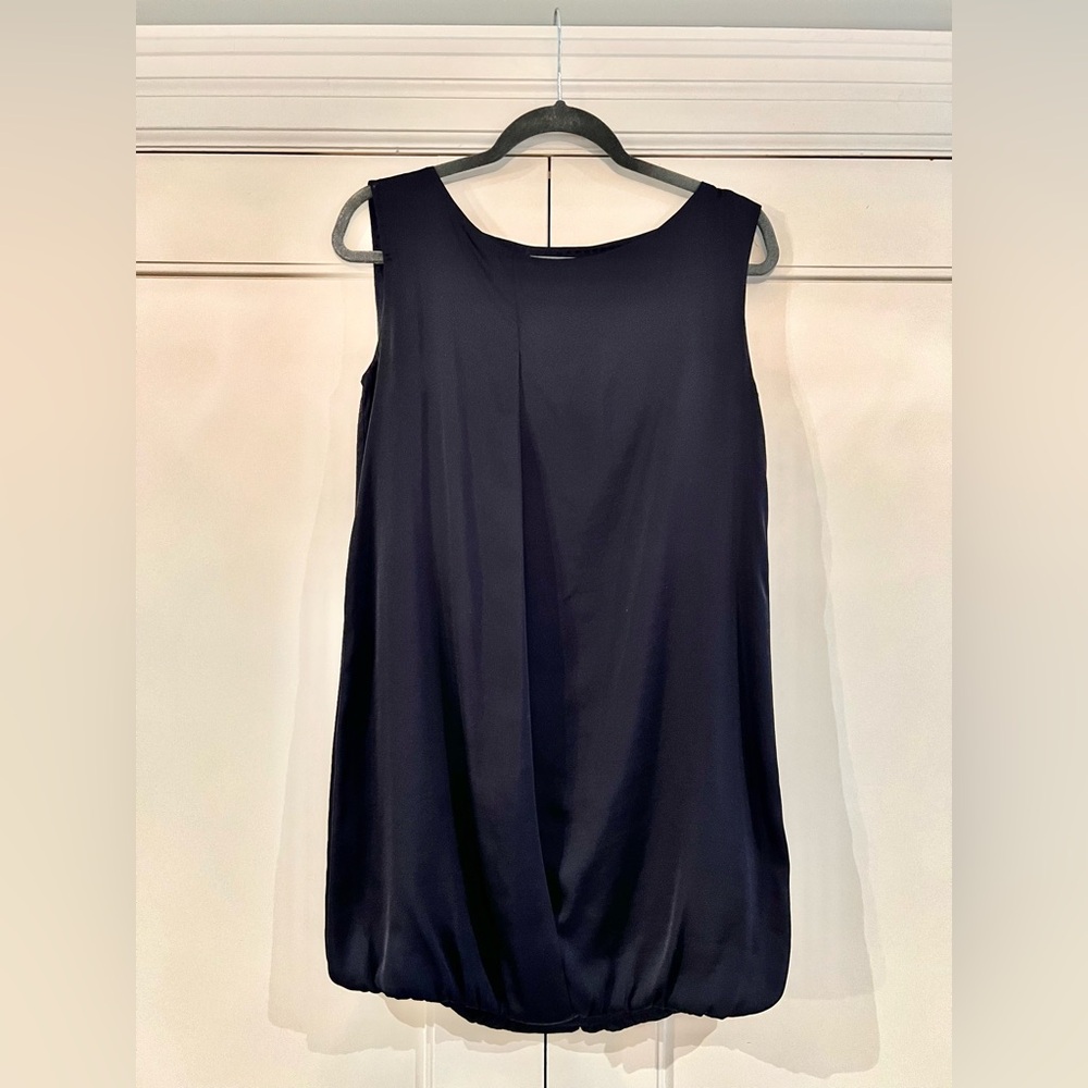 Brochu Walker Navy Sleeveless Top, Hip-Length, Size S